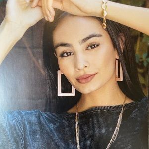 New Pink Acrylic Earrings by Plunder